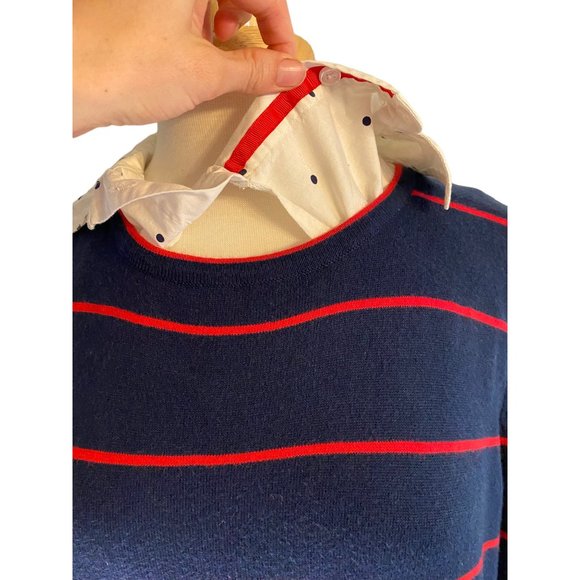 Rafaella Weekend Striped Layered Knit Pullover Women's XL - Picture 5 of 12